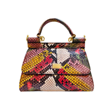 Liezel Snake Print Handbag